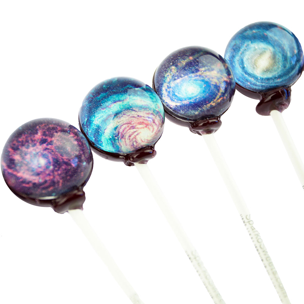 Galaxy Lollipops by Sparko Sweets