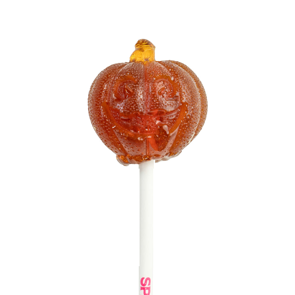 Honey Jack-o-Lantern Lollipops by Sparko Sweets