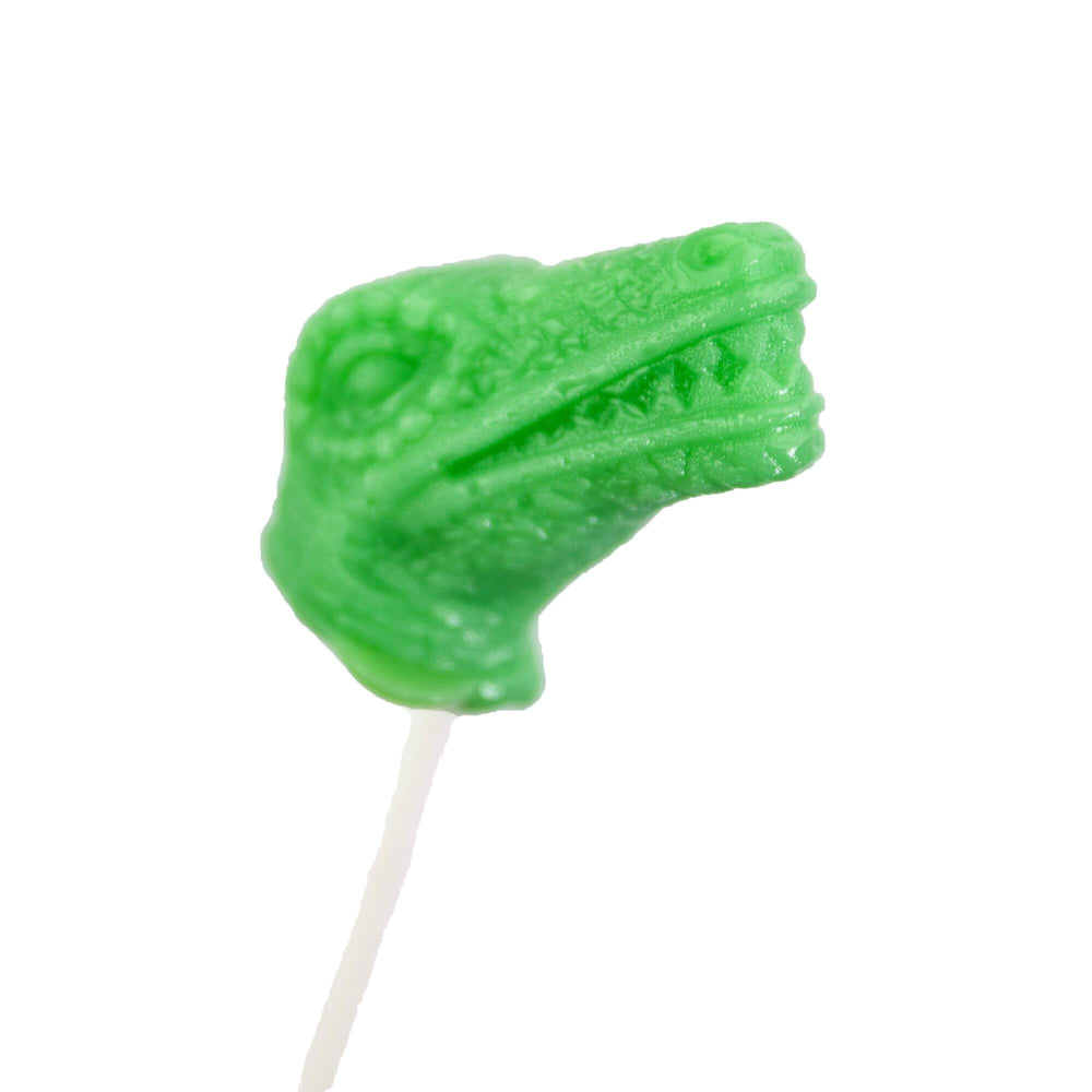 3D Dinosaur Lollipops - Green Apple (24 Pieces) - Sparko Sweets