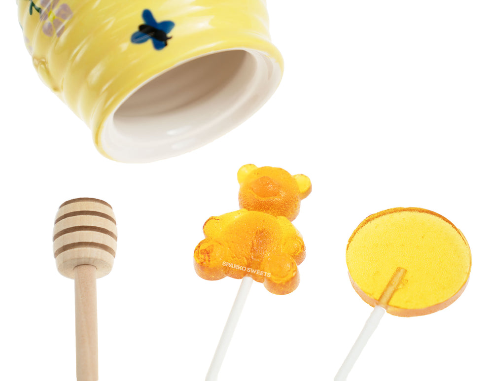 Honey Bear Lollipops (12 Pieces) - Sparko Sweets