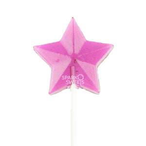 Rainbow Star Fireworks Lollipops - Mix Colors (24 Pieces) - Sparko Sweets
