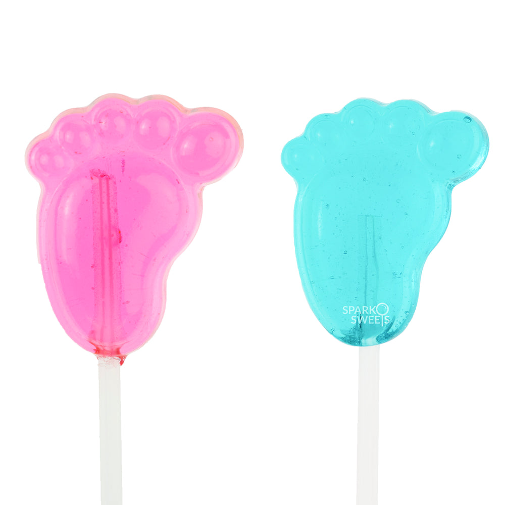 Gender Reveal Lollipops - Baby Feet & Baby Bottles Pops!