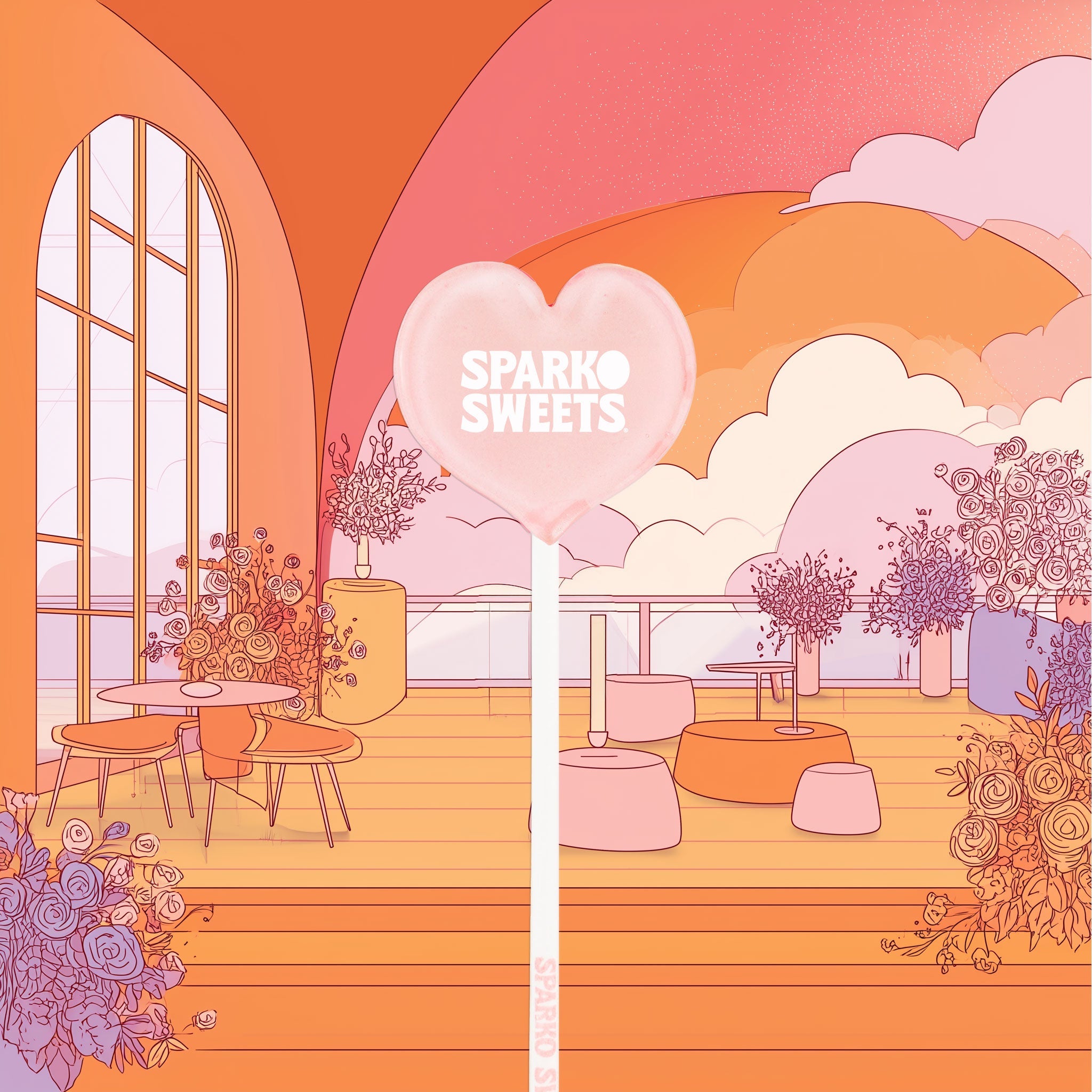 Sparko Sweets Lollipops for Brand Activations, Made in Los Angeles
