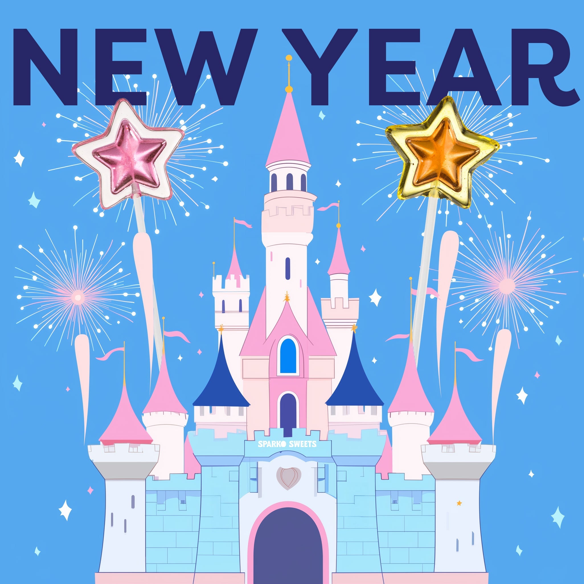 New Year Lollipops