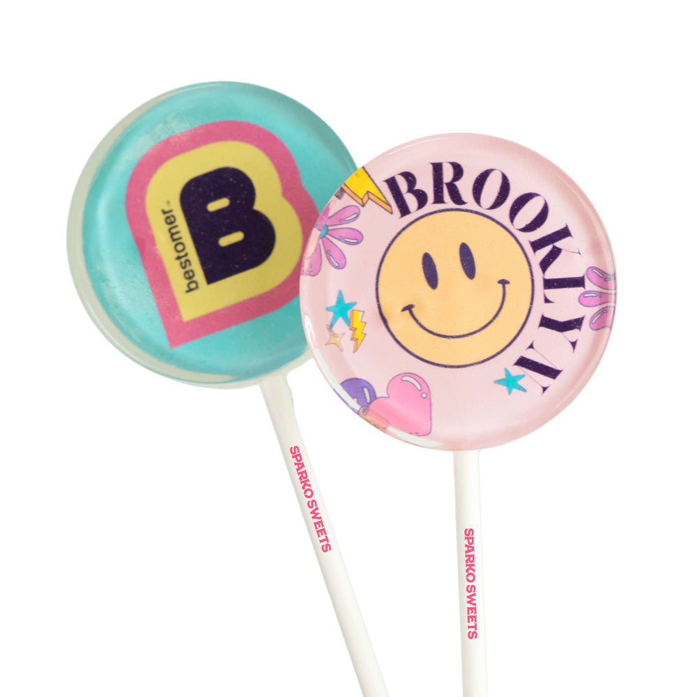 Custom Lollipops by Sparko Sweets