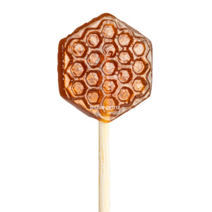 All Natural Ginger Honeycomb Lollipops