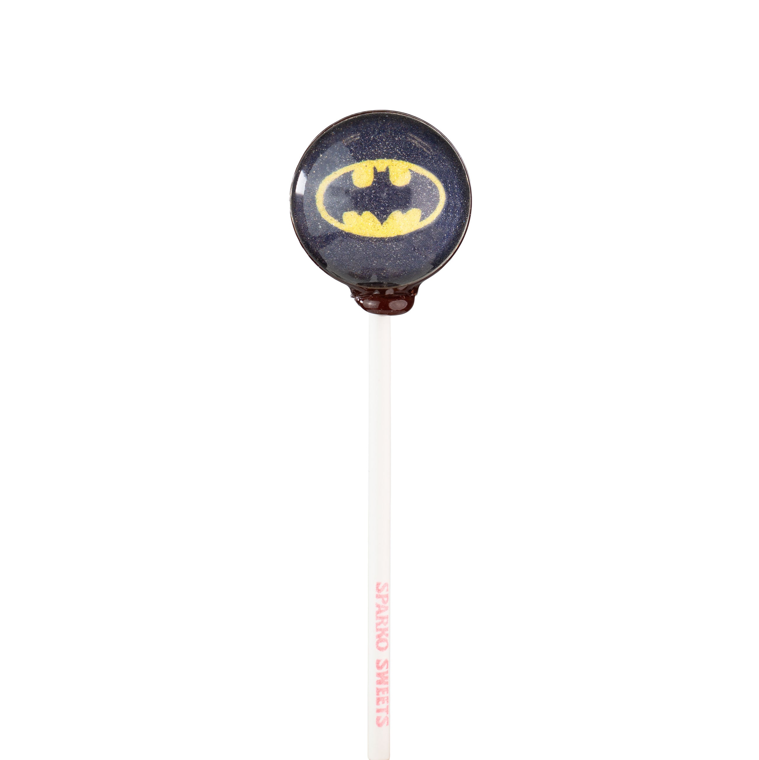 Sparko Sweets Batman Lollipops, Made in Los Angeles, Perfect for Superhero Birthday Celebrations, Parties, Corporate Giveaways