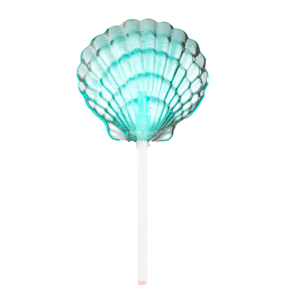 Baby Blue Clam Shell Lollipops - Blue Raspberry