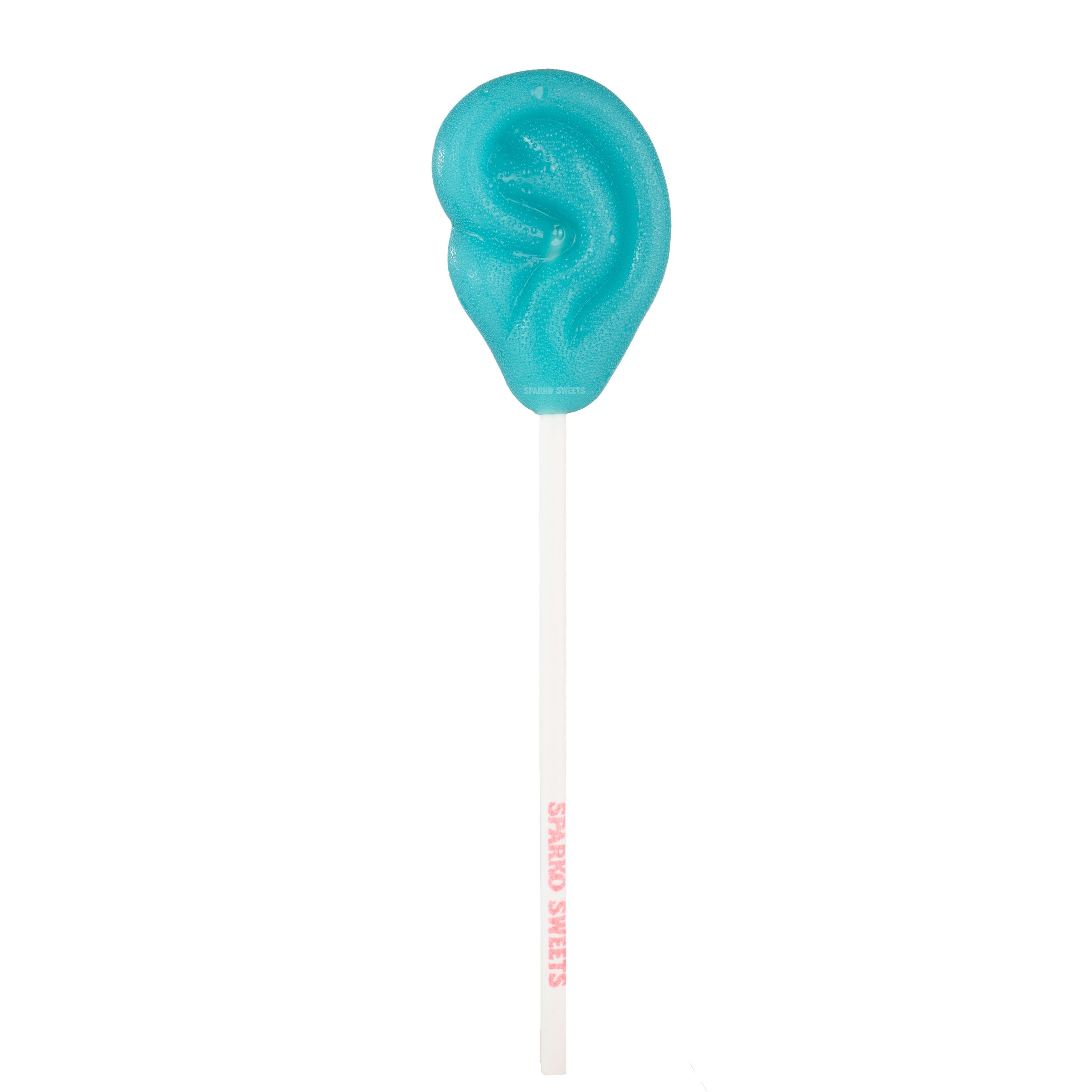 Sparko Sweets Van Gogh Ear Lollipops, Blue Raspberry Flavor, Made in Los Angeles, Perfect for Birthday Parties, Corporate Events, Halloween Trick-or-Treats Sweets
