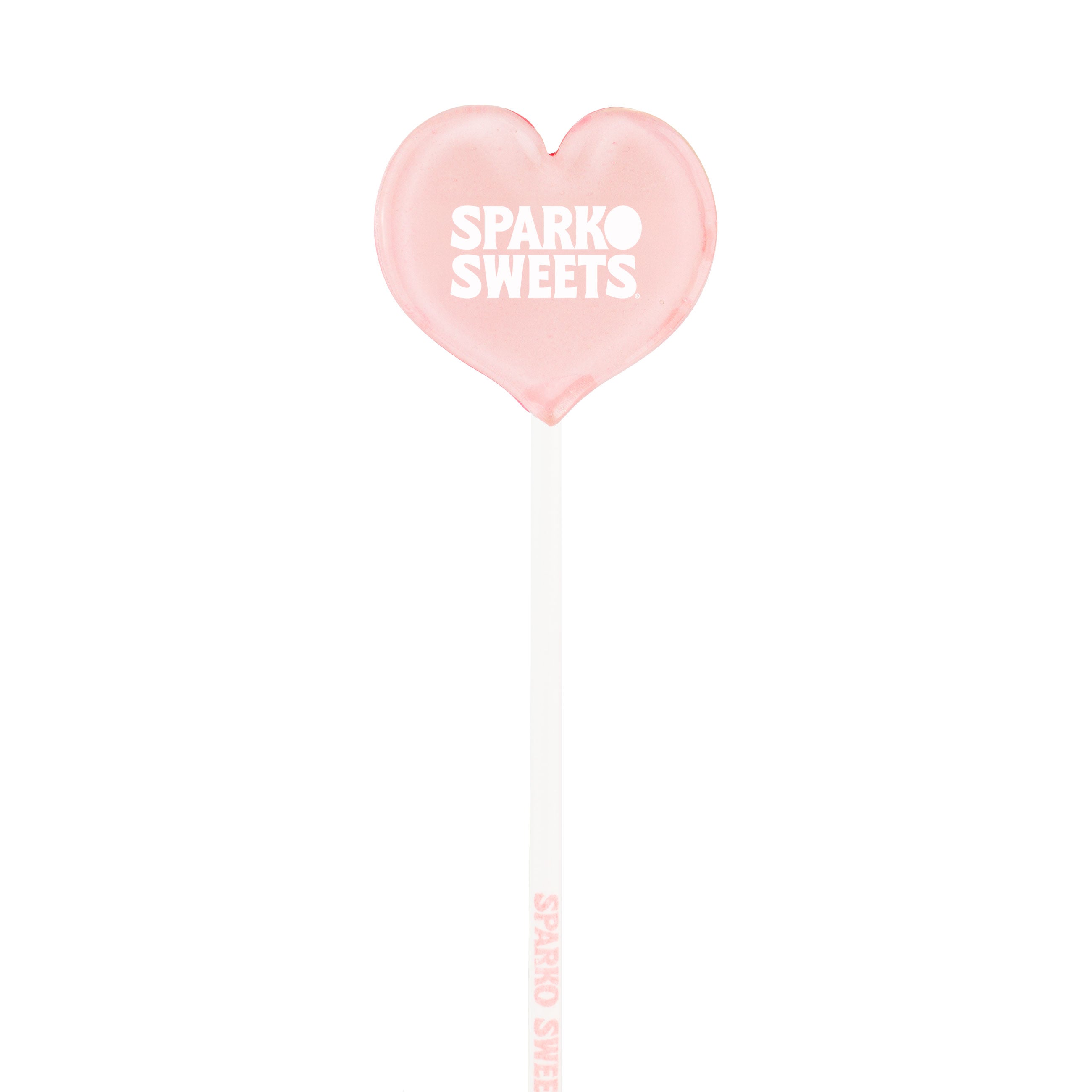 Sparko Sweets Custom Image Heart Lollipops, Made in Los Angeles, Perfect for Corporate Events, Promotional Giveaways, Birthday Celebrations, Galentine's Day, Valentine's Day, Engagements, Brand Activations