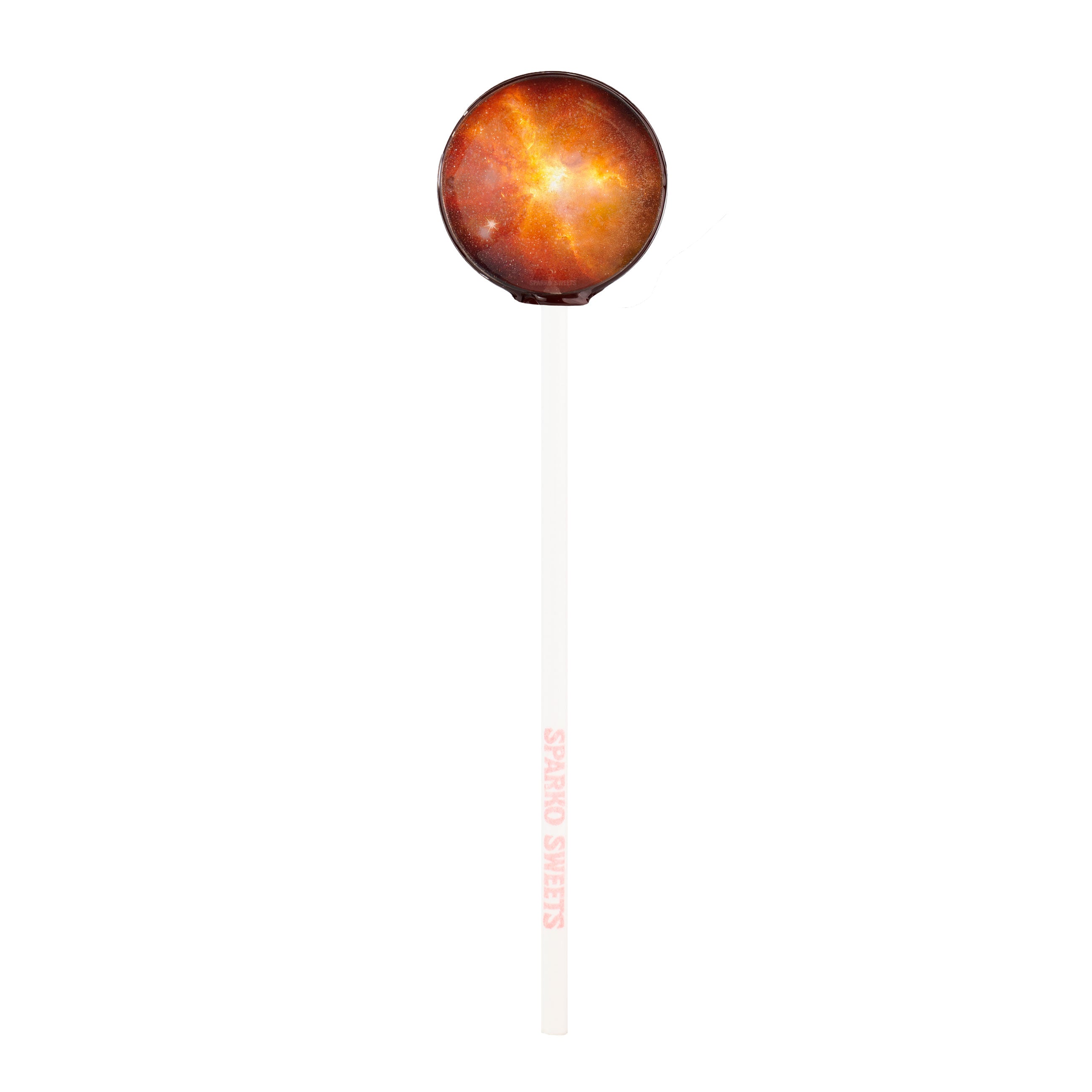 Sparko Sweets Sugar-Free Galaxy Lollipops, Fiery Cosmos, Universe Designs, Made in Los Angeles, Perfect for Space-themed Parties, Birthday Celebrations, Gift Shops, Corporate Events, Promotional Giveaways