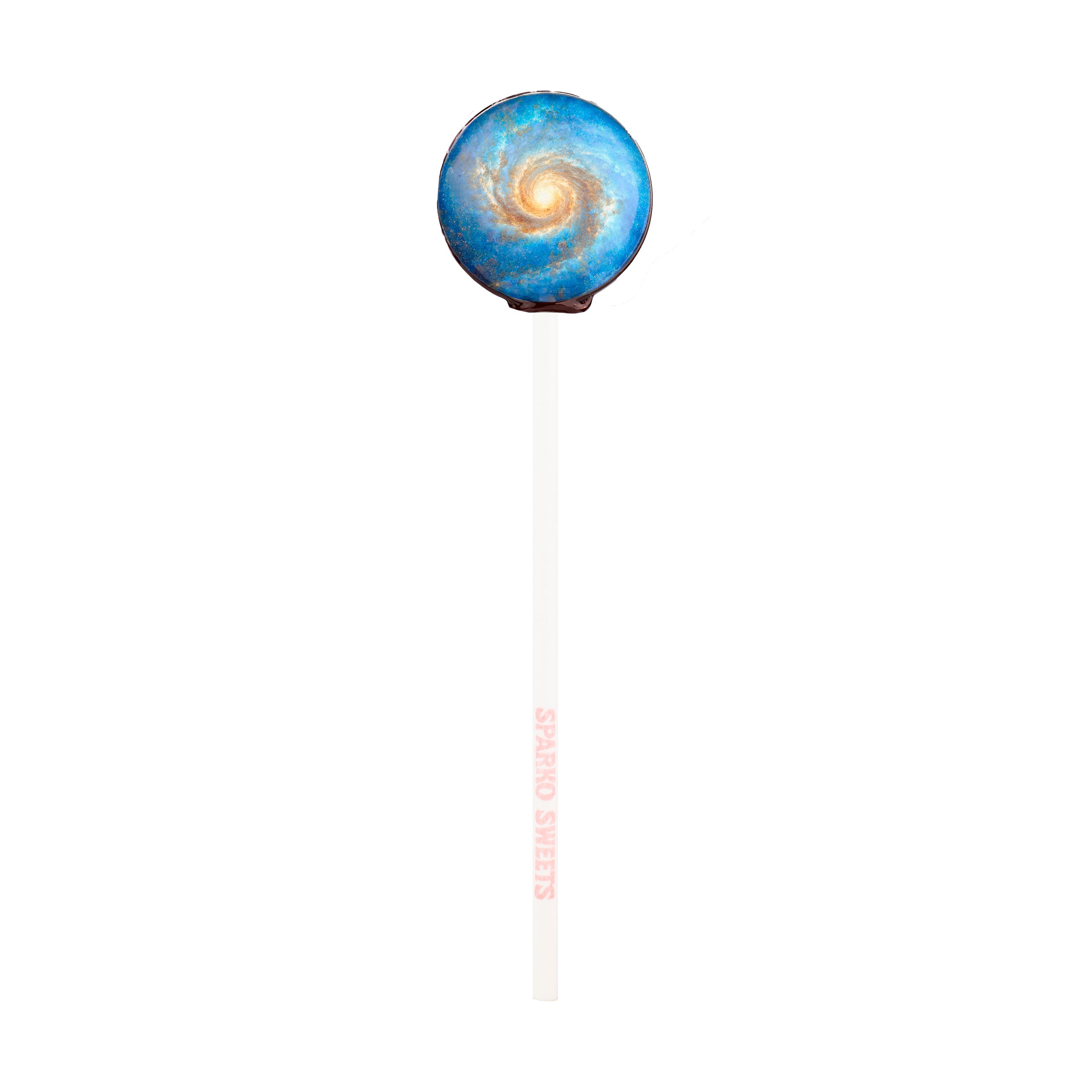 Sparko Sweets Galaxy Lollipops, Universe Designs, Spiral, Made in Los Angeles, Perfect for Space-themed Parties, Birthday Celebrations, Gift Shops, Corporate Events, Promotional Giveaways