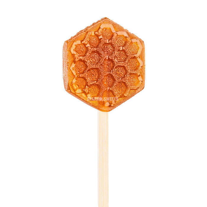 Ginger Honeycomb Lollipops
