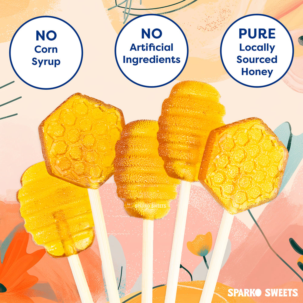 Honey Dipper Lollipops