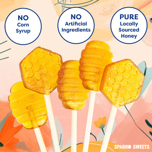 Honey Dipper Lollipops