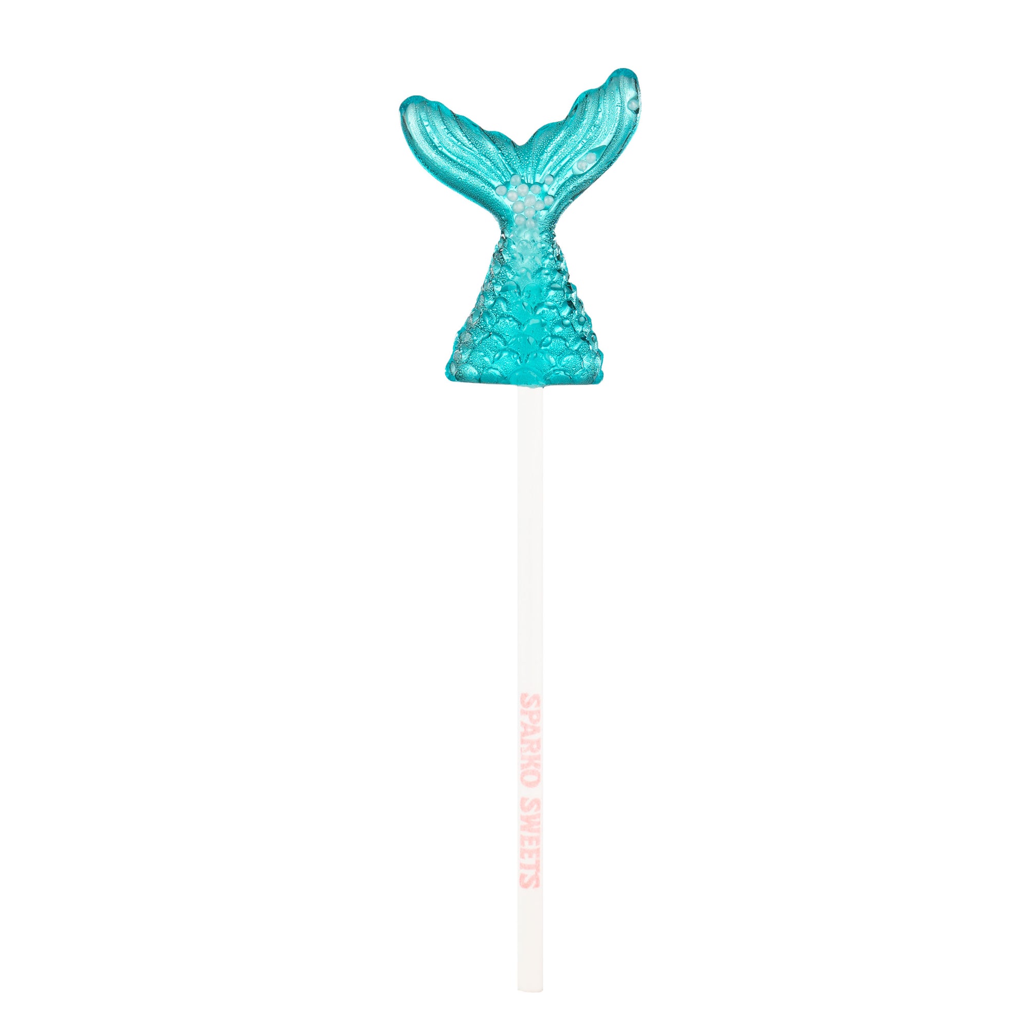Sparko Sweets Blue Mermaid Tail Lollipops, Made in Los Angeles, Perfect for Mermaid Parties, Boy Baby Shower, Birthday Celebrations
