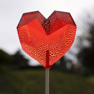 Diamond Heart Lollipops by Sparko Sweets