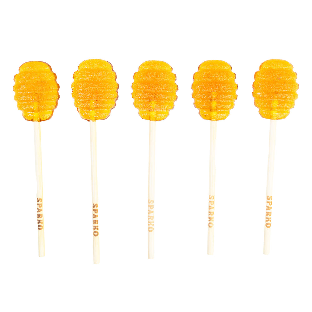 Honey Dipper Lollipops by Sparko Sweets