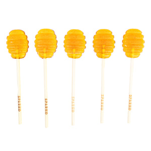 Honey Dipper Lollipops by Sparko Sweets