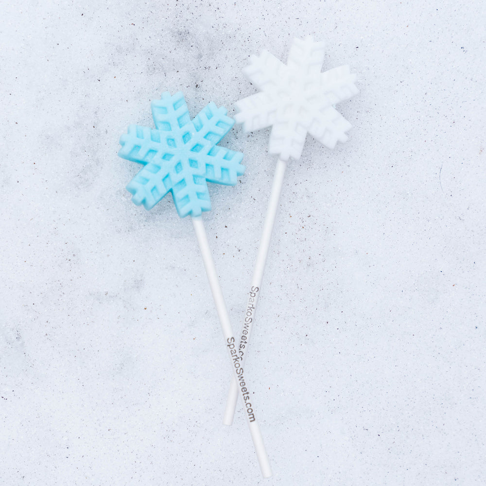 
            
                Load image into Gallery viewer, Snowflake Lollipops by Sparko Sweets
            
        