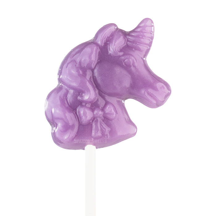 Purple Unicorn Lollipops - Grape (24 Pops)