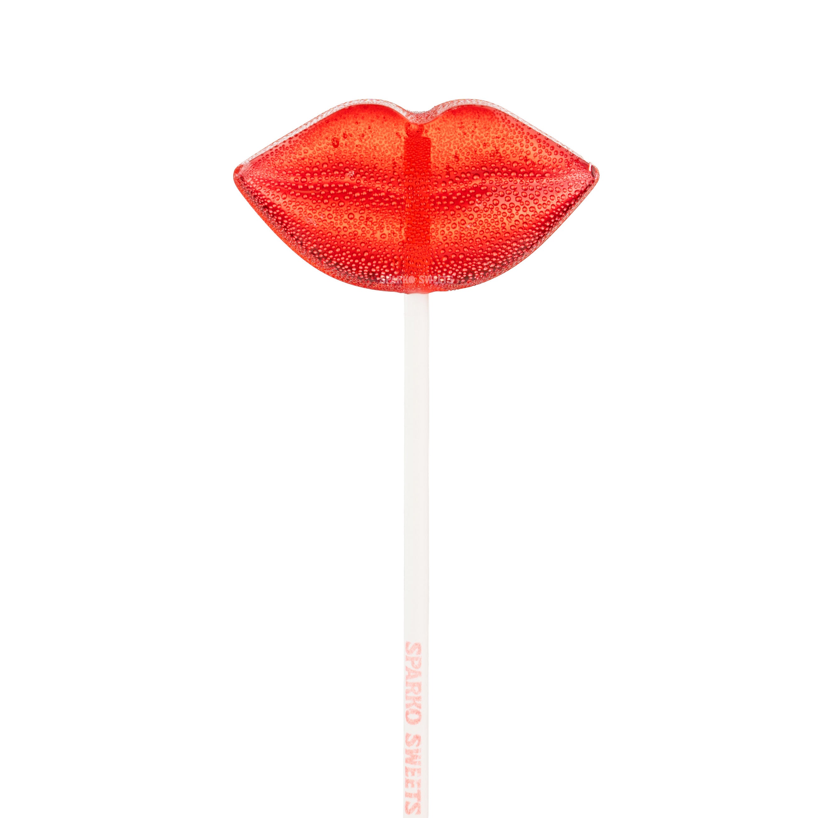 Sparko Sweets Red Lip Lollipops, Made in Los Angeles, Perfect for Valentine's Day, Romantic Celebrations, Birthday Parties, Promotional Giveaways