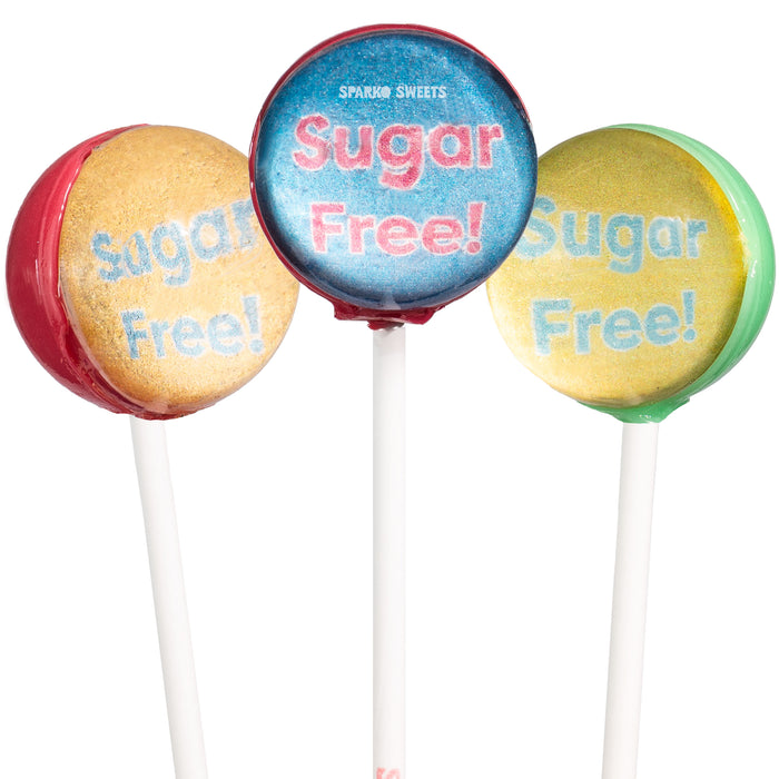 Sugar-Free Branded Lollipops - Sphere 1.26"
