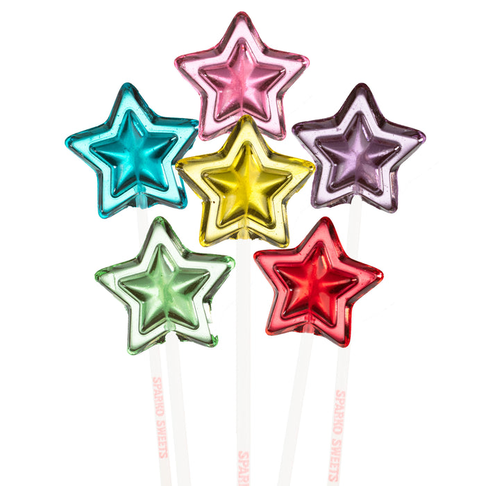 Star Twinkle Lollipops - Short Stem