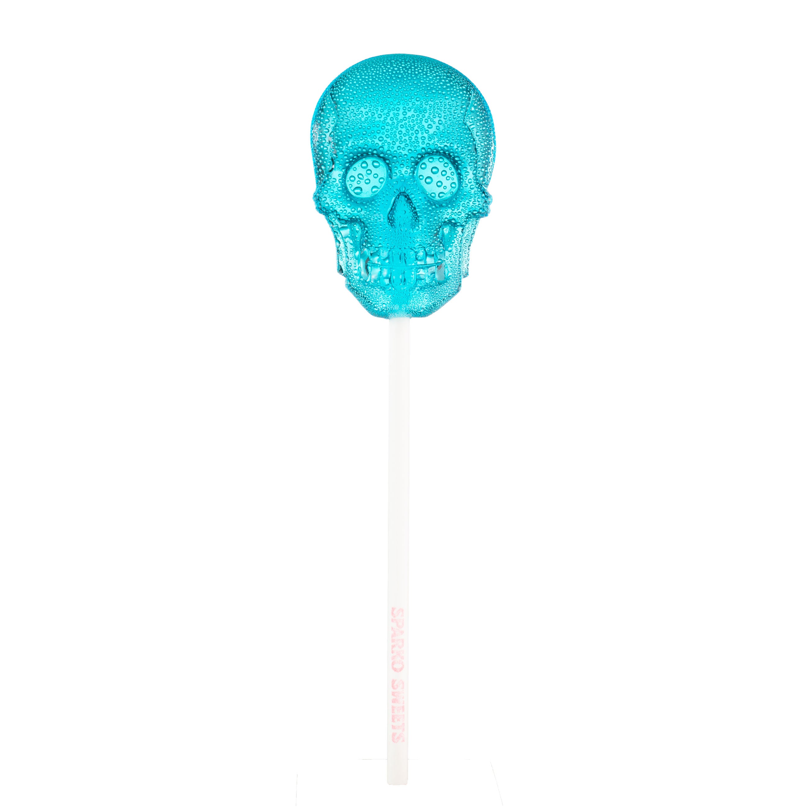 Piruletas de Calavera de Azúcar Azul - Frambuesa Azul (24 Piezas)