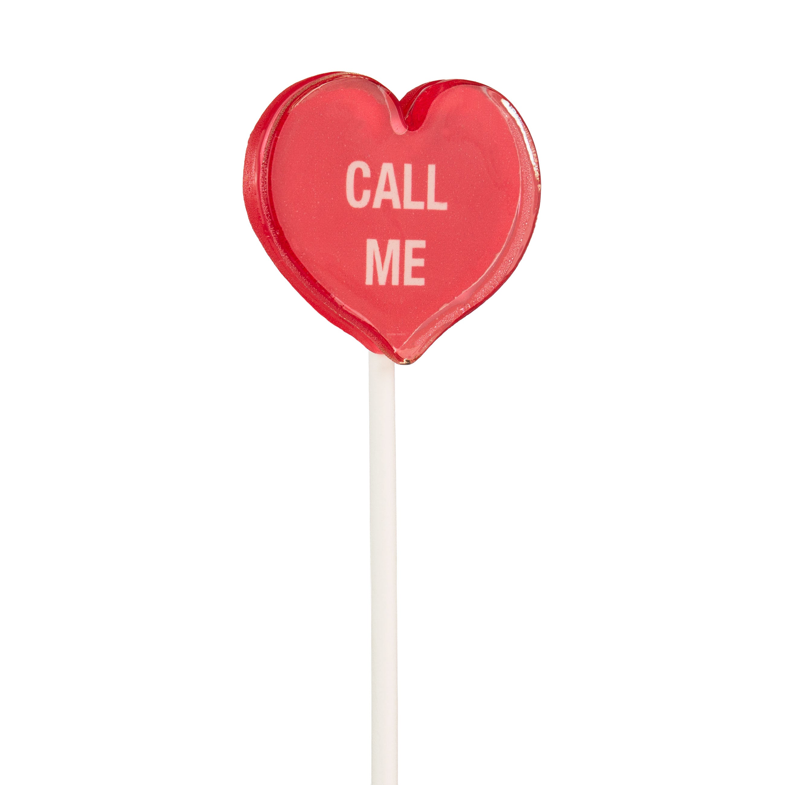 Sparko Sweets Custom Red Heart Lollipops, Made in Los Angeles, Perfect for Brand Activations, Weddings, Corporate Events, Romantic Celebrations, Valentine's, Galentine's