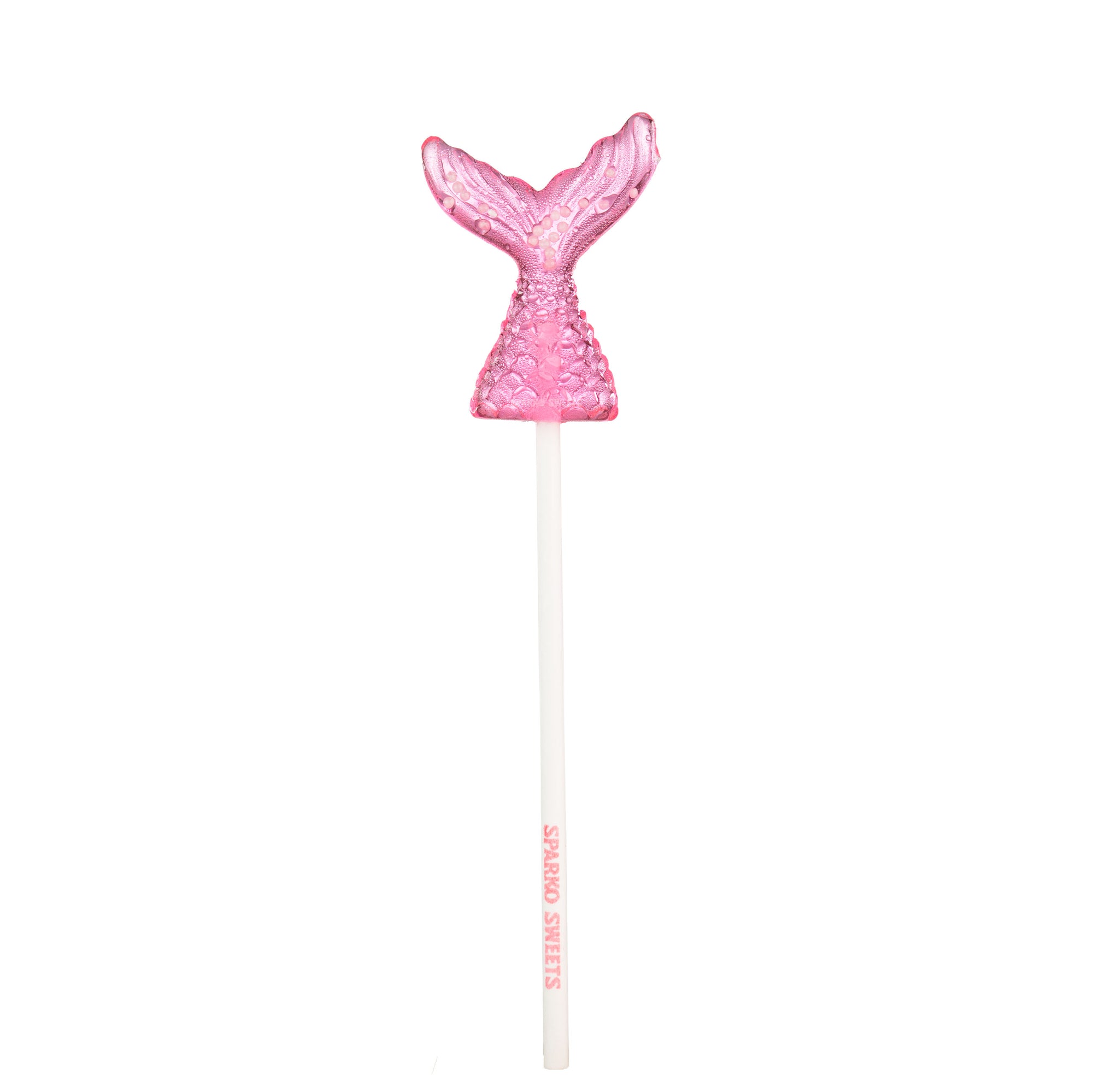 Handcrafted in Los Angeles, Sparko Sweets Pink Mermaid Tail Lollipops are perfect for mermaid themed parties, baby showers, gender reveals, Valentine’s and Galentine’s gifts, Easter baskets, and festive stocking stuffers