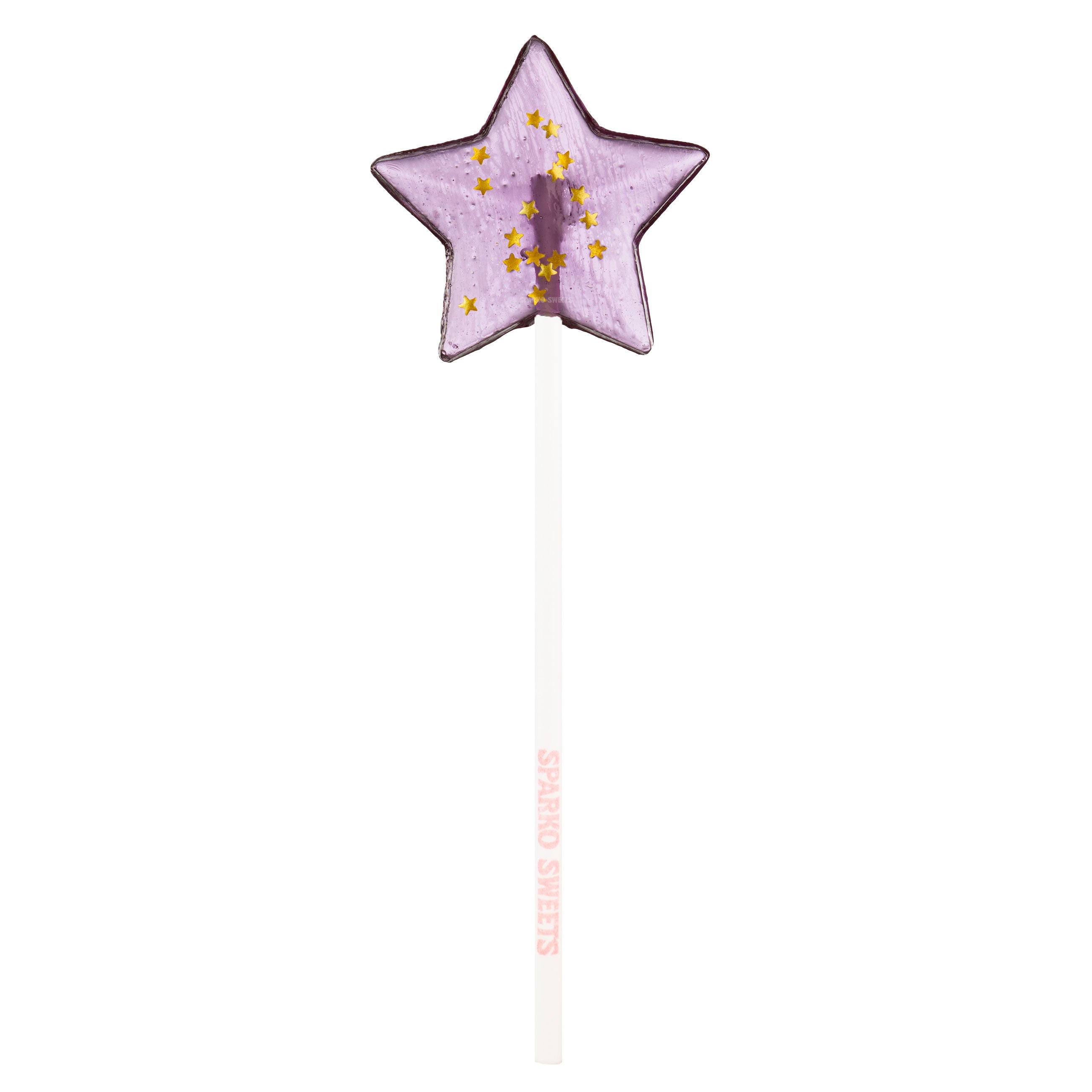 Sparko Sweets Sparkly Purple Lollipops, Made in Los Angeles, Grape Flavor, Perfect for Birthday Parties, Corporate Events, Promotional Giveaways, Table Centerpieces