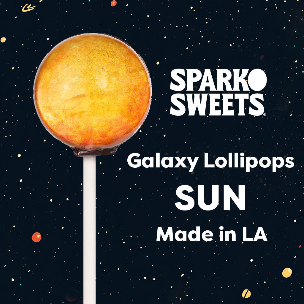 Sparko Sweets Galaxy Lollipops Sun Design