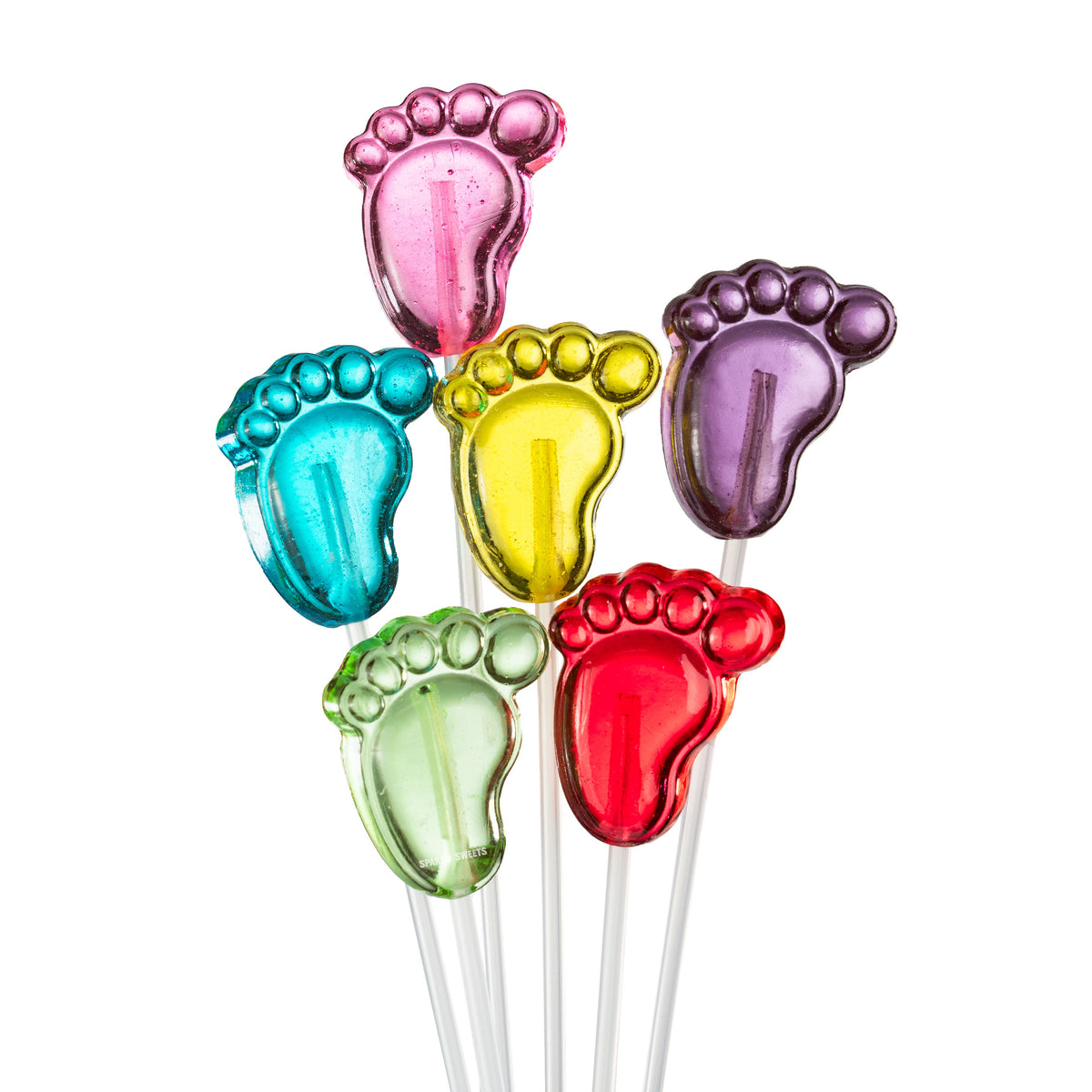 Sugar Free Baby Feet Twinkle Lollipops
