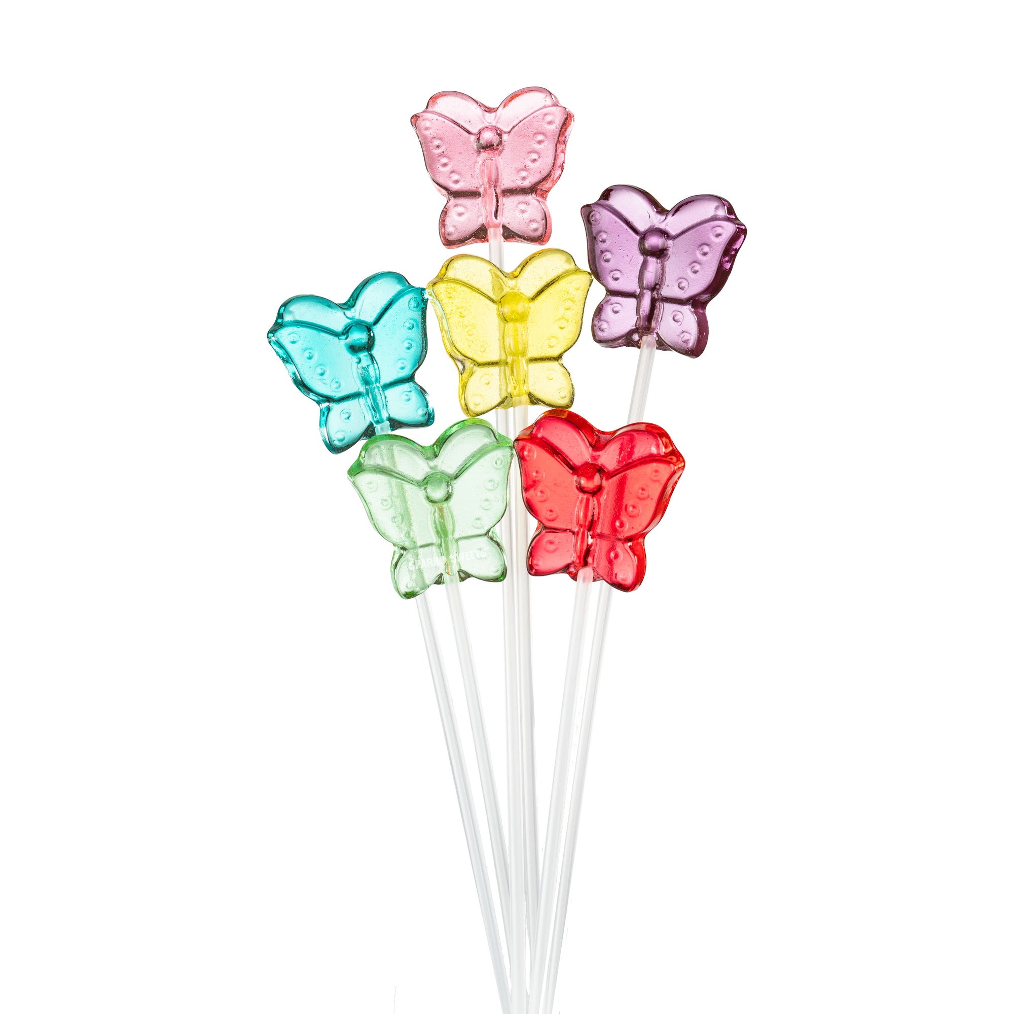 Sparko Sweets Sugar Free Butterfly Lollipops for Party Favors and Birthdays