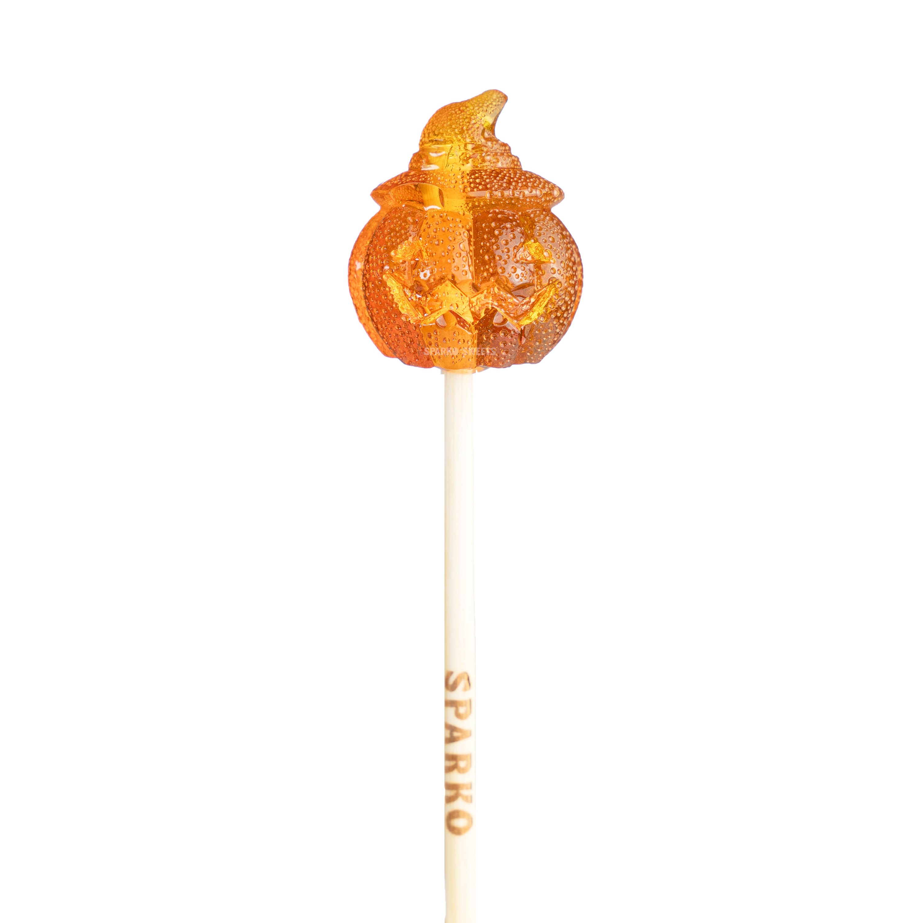 Honey Jack-O'-Lantern 3D Pumpkin Lollipops