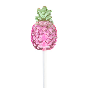Pink Pineapple Lollipops by Sparko Sweets