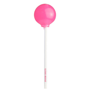 Pink Watermelon Sphere Lollipops by Sparko Sweets