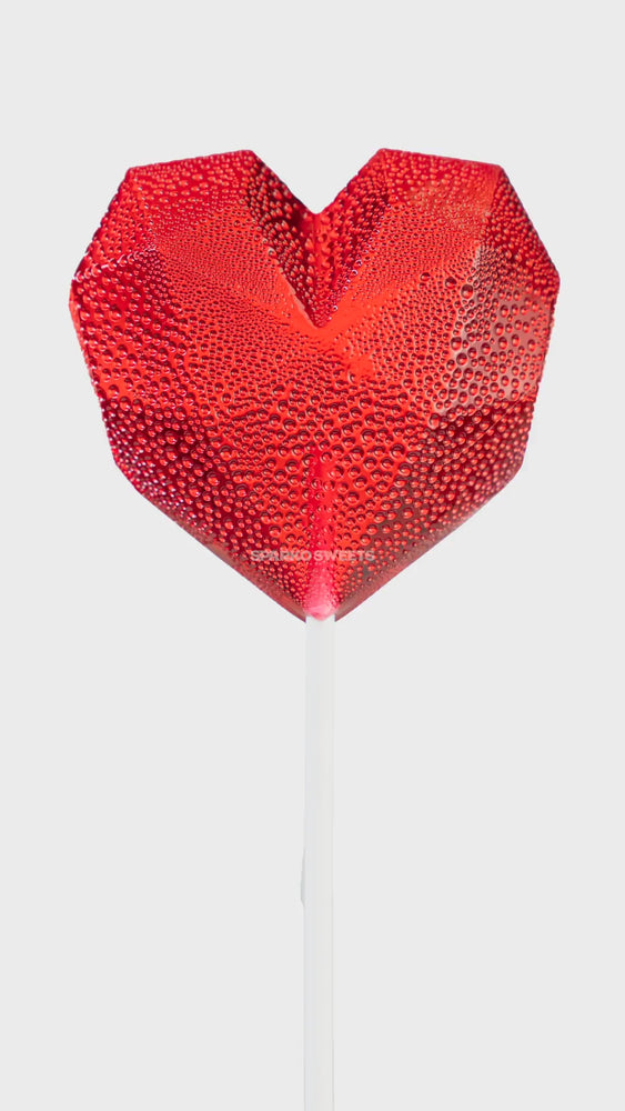 
            
                Load and play video in Gallery viewer, Red Diamond Heart Lollipops (5 Pieces) - Cherry Flavor
            
        