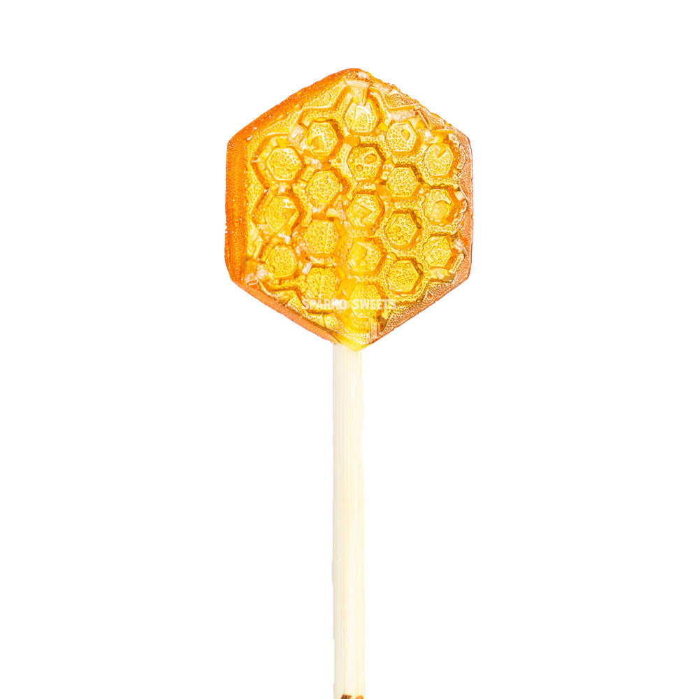 Sea Salt Honeycomb Lollipops by Sparko Sweets