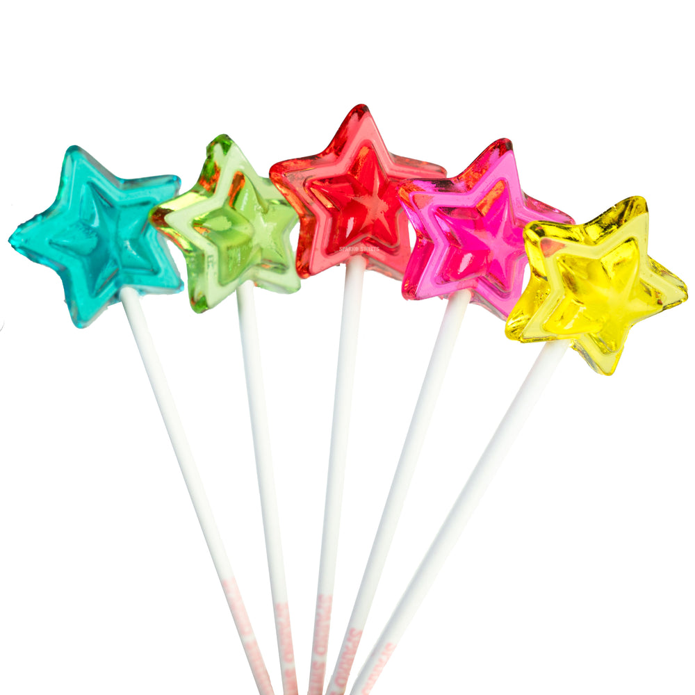 Zero Sugar Twinkle Mini Star Lollipops