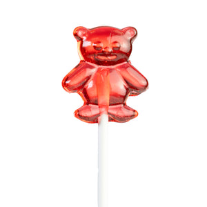 Red Bear Twinkle Pops Lollipops by Sparko Sweets