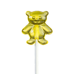 Yellow Bear Twinkle Pops Lollipops by Sparko Sweets