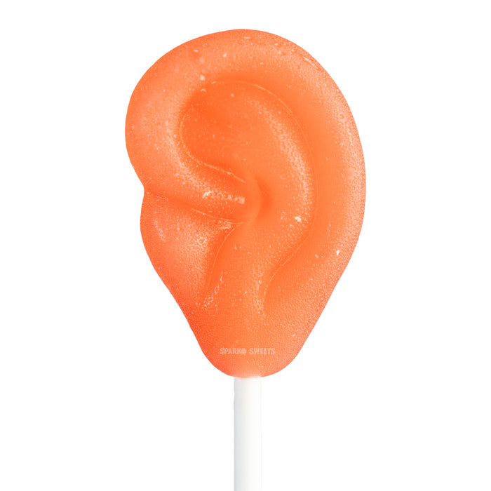 Van Gogh Ear Lollipops - White Peach (24 Pops)