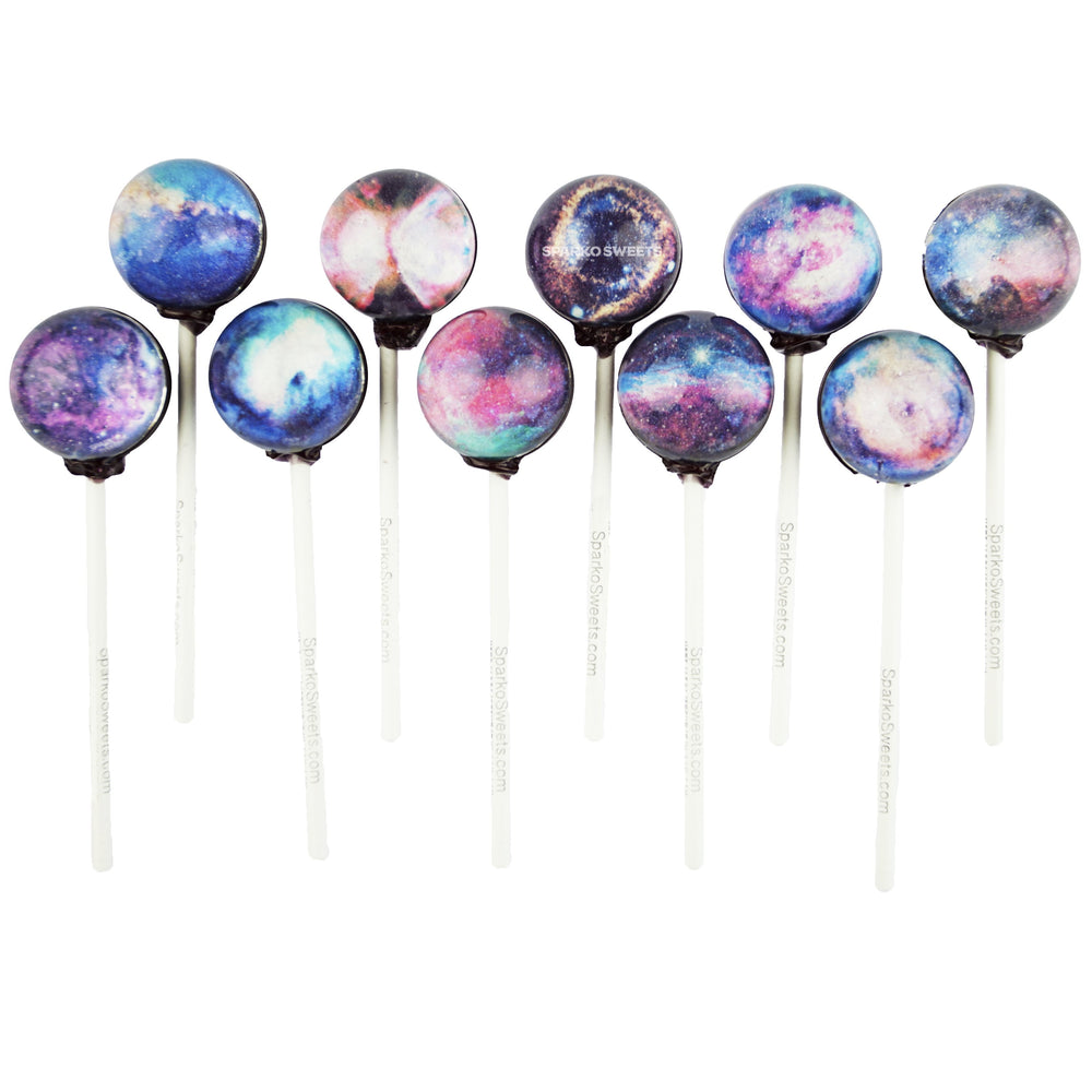 
            
                Load image into Gallery viewer, Galaxy Lollipops Cosmo Designs - Sparko Sweets
            
        