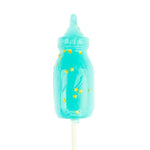 Starry Blue Baby Bottle Lollipops - Blue Raspberry (24 Pieces) - Sparko Sweets