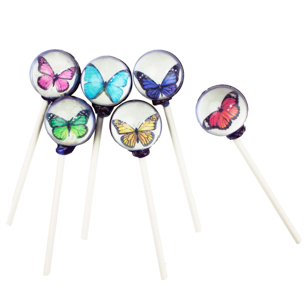 
            
                Load image into Gallery viewer, Butterfly Lollipops (10 Pieces) - Sparko Sweets
            
        