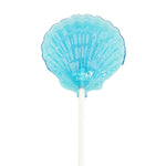 Baby Blue Clam Shell Lollipops - Blue Raspberry (24 Pieces) - Sparko Sweets
