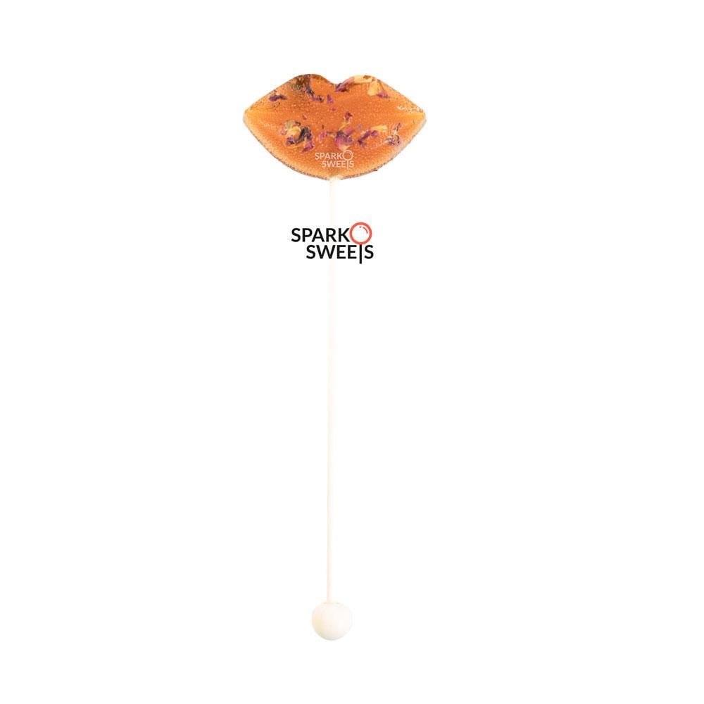 Honey Rose Tea Lips Lollipops (8 Pieces) - Sparko Sweets