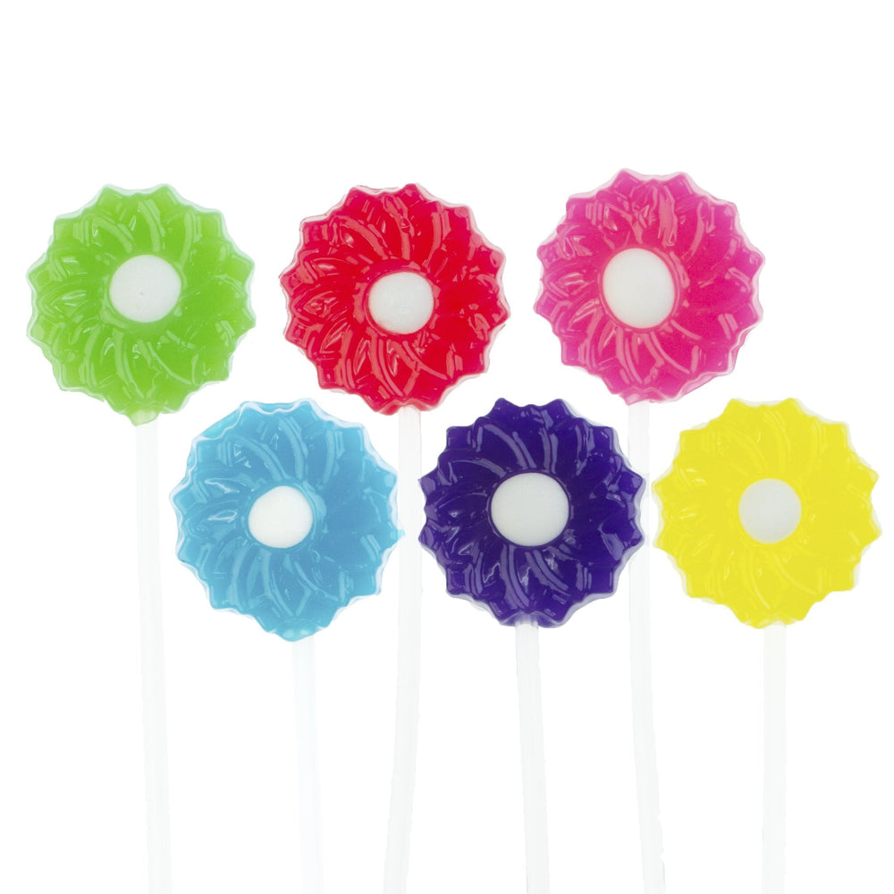 Flower Blossom Twinkle Pops Lollipops (120 Pieces) - Sparko Sweets